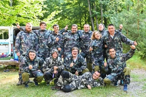 Paintball. Droid technologies(IT company) party